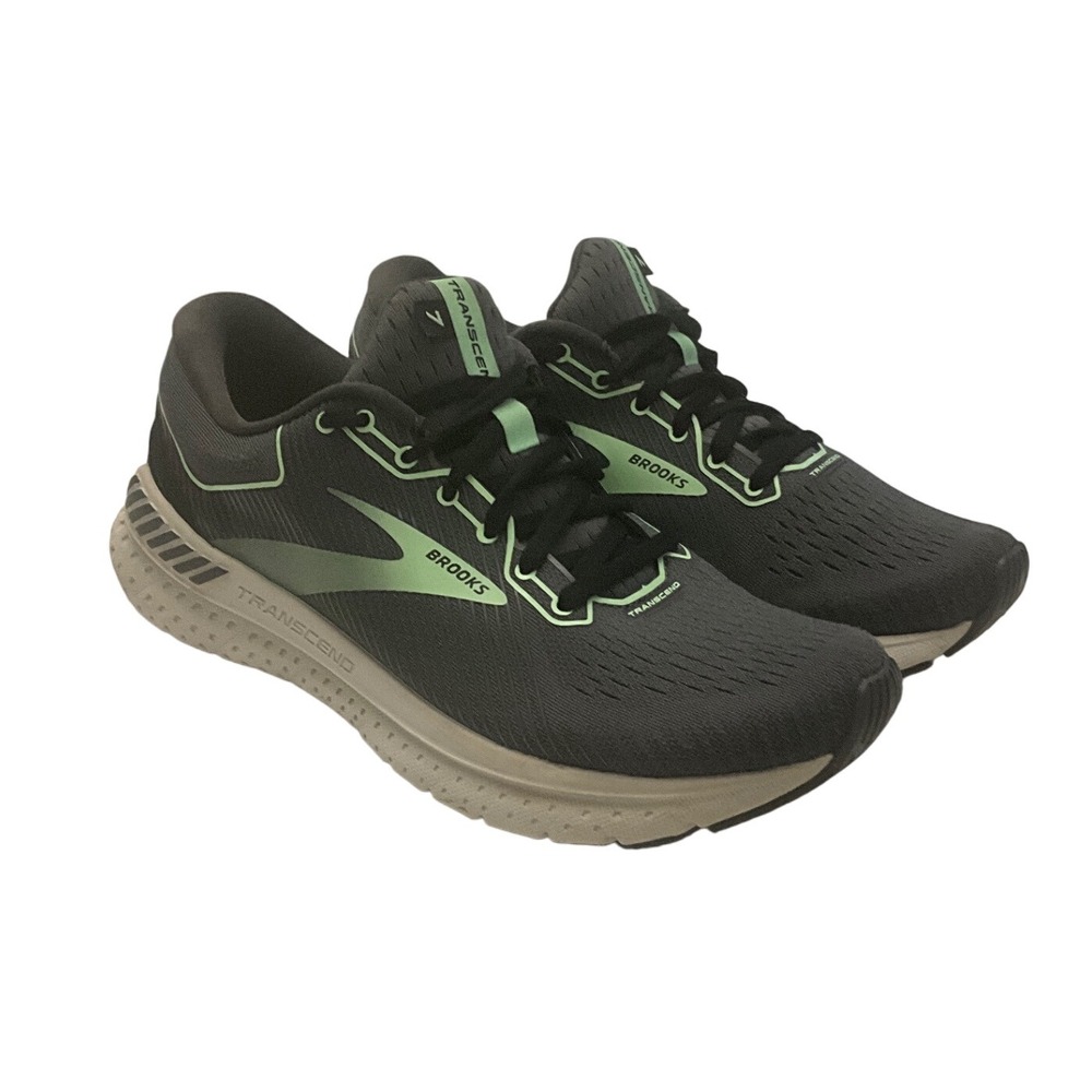 Brooks Transcend 7 Gray Running Shoes Women 8.5 Supportive Cushion‎ Sneakers
